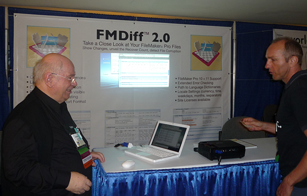 The new FMDiff booth